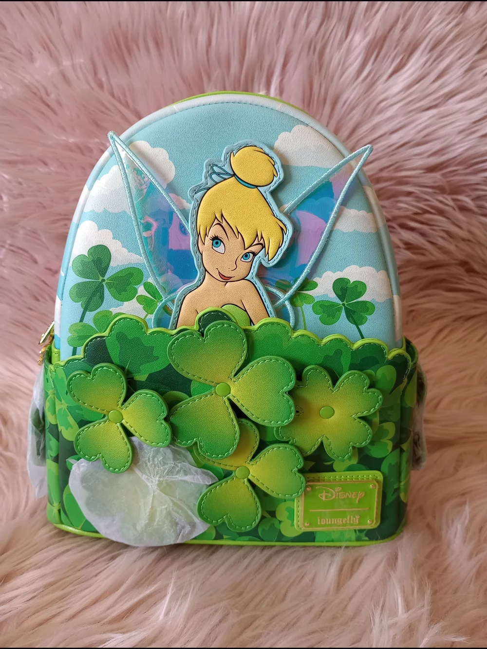 Peter Pan Tinker Bell Exclusive Clover Mini Backpack